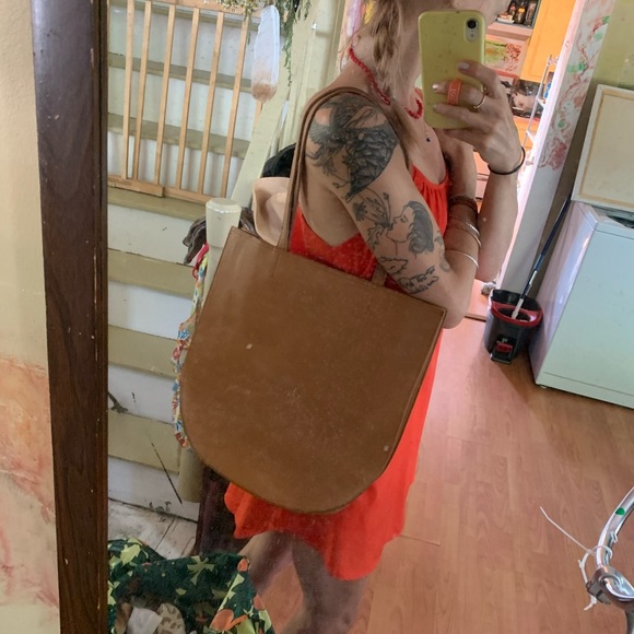 Pho leather satchel tote - Picture 2 of 3